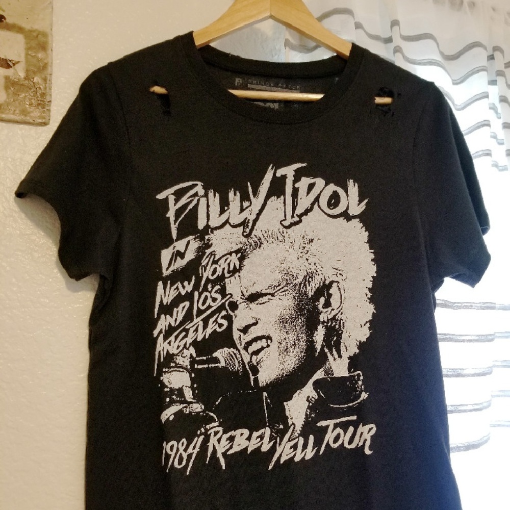 Prince Peter Collection Distressed Billy Idol Tee